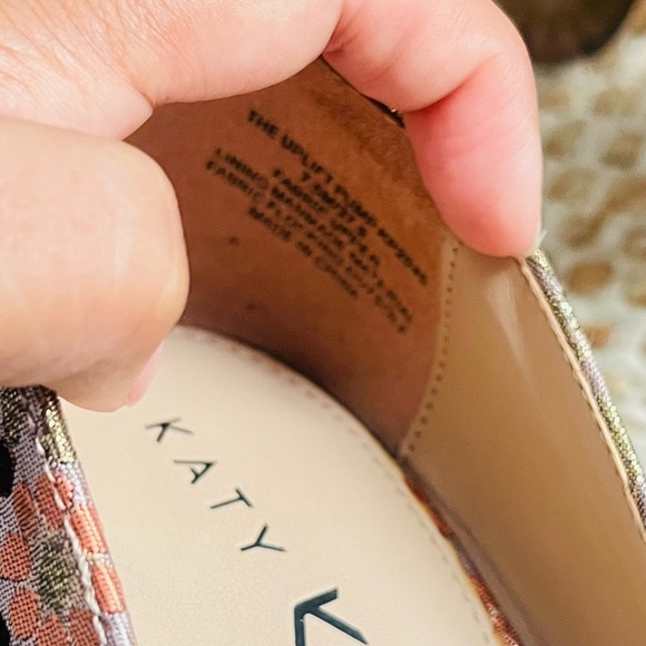 Katy Perry Collections Women's Floral Platform Heels - Pink and Cream size 7 - Picture 8 of 8